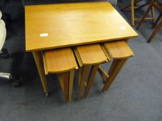 Teak Nest of 4 Tables