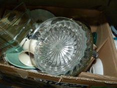 3 Boxes of China & Glassware and Professional Steam Iron