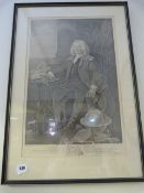Framed Picture of Captain Coram