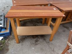 Hardwood Topped Bench on Beech Framed Made by Macintosh