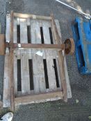 Antique 2 Wheel Barrow