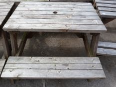 4 Seater Garden Picnic Bench