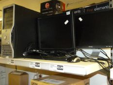 Dell Precision T3400 Desk Top Computer with Windows Vista Operating System - 2 Flat Screen