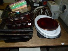Assorted Roasting Tins - Trays - Table Platters etc