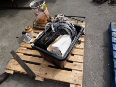 Pallet Containing Rope Lighting - Disco Lighting - Soup Couldron etc