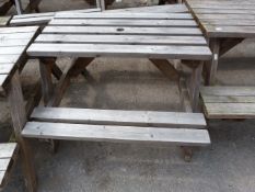 4 Seater Garden Picnic Bench