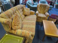2 Seat Settee & Single Chair