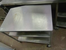 Stainless Steel Mobile Trolley