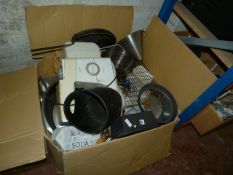 Box Containing Kenwood Chef Food Mixer & Other Cookware