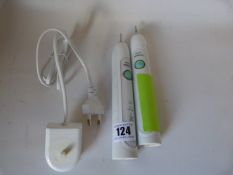 2 Electric Toothbrushes with Charger