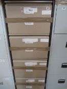 4 Draw Foolscap Filing Cabinet Coffee and Cream