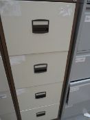 4 Draw Foolscap Filing Cabinet Coffee and Cream & Lot 231