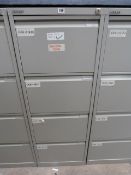 4 Draw Foolscap Filing Cabinet Grey