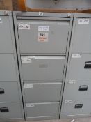 4 Draw Foolscap Filing Cabinet Grey