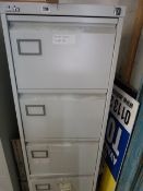Grey 4 Draw Foolscap Filing Cabinet