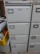 4 Draw Foolscap Filing Cabinet Grey