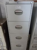 Grey 4 Draw Foolscap Filing Cabinet