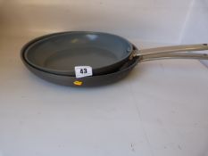 2 Green Pan Non Stick Fry Pans