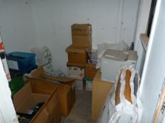 Contents of Office which Include Large Quantity of Lever arch Folders Office Sundries, Draw