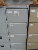4 Draw Foolscap Filing Cabinet Grey