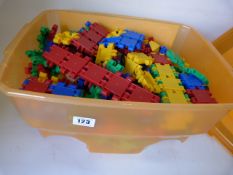 Box of Childrens Building Blocks