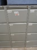 4 Draw Foolscap Filing Cabinet Grey