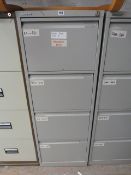 Grey 4 Draw Foolscap Filing Cabinet