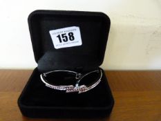 Ladies Necklace with Pink Stones