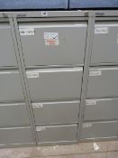 4 Draw Foolscap Filing Cabinet Grey