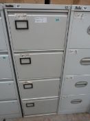 4 Draw Foolscap Filing Cabinet Grey