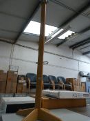 Hat, Coat and Umbrella Stand in Light Beech Finish