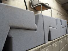 6 Piece Pale Blue Reception Unit Suite