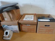 4 Boxes of Office Sundries