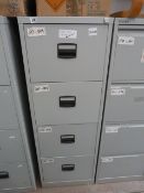 4 Draw Foolscap Filing Cabinet Grey