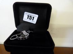 Ladies Silver Necklace with Pendant