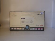 View Quest Retro DAB and Apple Lightning Dock Radio - Blue