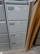 4 Draw Foolscap Filing Cabinet Grey