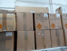 13 Boxes of Office Sundries & Lot 264 8 Typists Swivel Chairs - Assorted Flat Screen Monitors -