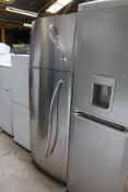 CBA Stainless Steel Upright Fridge Freezer