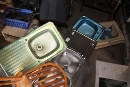 7 New Stainless Steel Sink Units