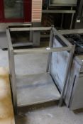 Stainless Steel Appliance Stand with Under Shelf