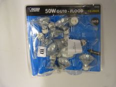 *FEIT 50W GU10 BULB 12PK