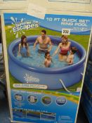 *QUICK SET 10FT POOL