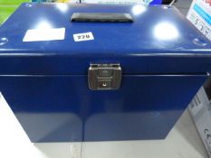 *A4 METAL FILE BOX WITH 10