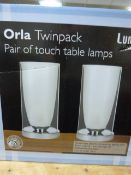 *CLEAR GLASS TOUCH LAMPS