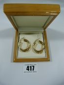*14K-E2694 HOOP EARRINGS