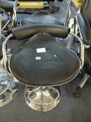 *BLK GASLIFT BARSTOOL  2PK