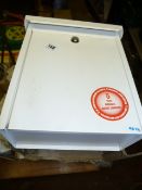 White Enamel Mail Box