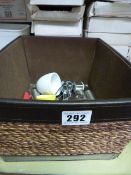 Box Containing Pizza Cutters - Garlic Crush - Bottle Openers etc