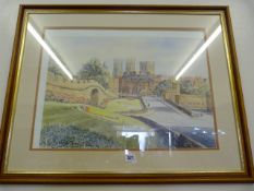 Framed Print Depicting York Minster
